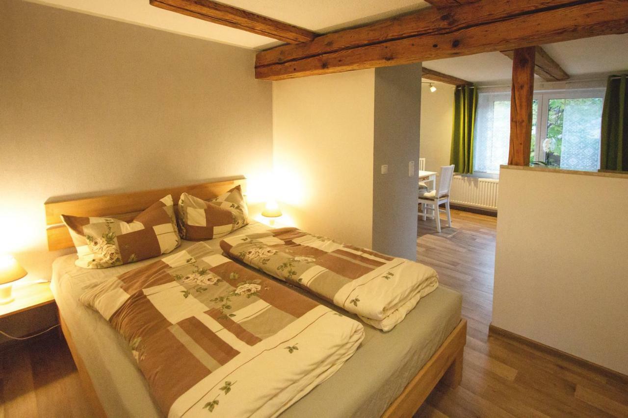 Ferienwohnung Alte Gaertnerei Thale Exterior foto