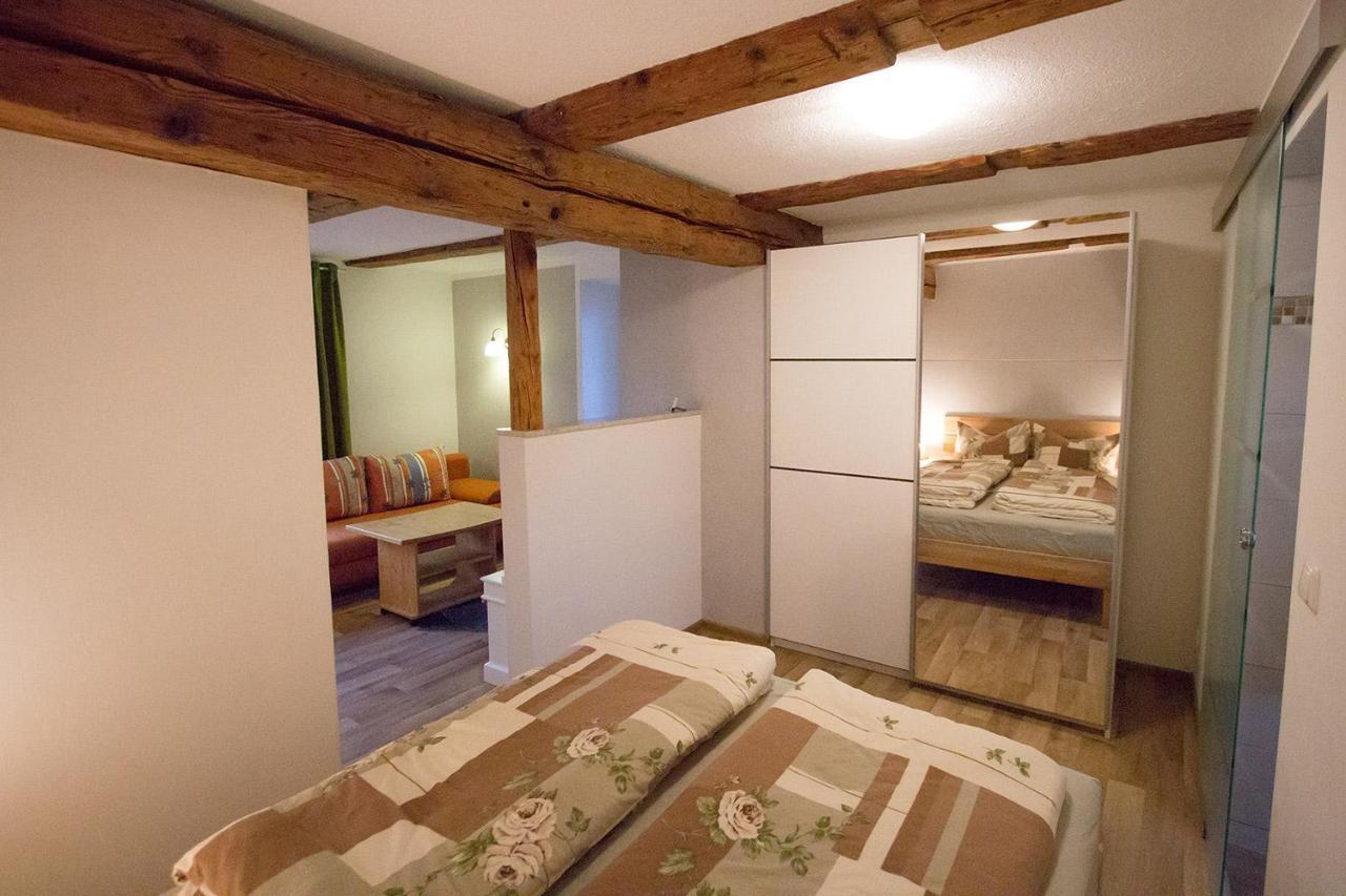 Ferienwohnung Alte Gaertnerei Thale Exterior foto